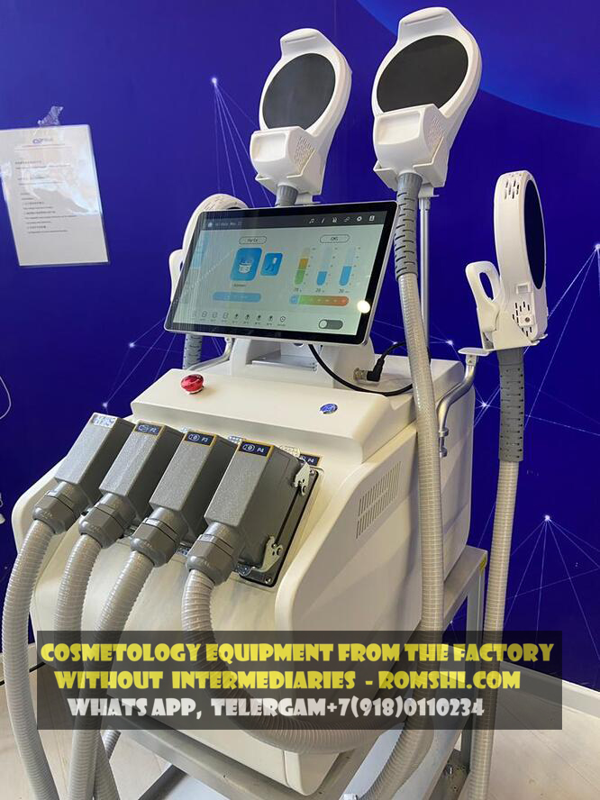 Prices for modern cosmetology equipment from the manufacturer: diode laser on Android, ND:YAG, Picolaser for tattoo removal and LPG apparatuses for figure correction, EMS, cryolipolysis. Repair services and spare parts from various brands are also provided. Factory prices for high-tech cosmetology equipment: diode laser with Android, ND:YAG, Picolaser for tattoo removal, LPG devices for figure correction, EMS and cryolipolysis. We also offer repairs and spare parts for different models.
