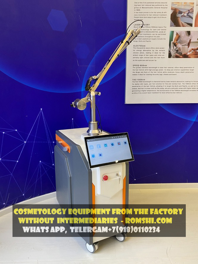Factory cost of modern cosmetology equipment: diode laser with Android system, ND:YAG, laser Picolaser for tattoo removal, LPG machines for figure correction, EMS and cryolipolysis. Repair and spare parts for products of different manufacturers. Prices for modern cosmetology equipment from the manufacturer: diode laser on Android, ND:YAG, Picolaser for tattoo removal and LPG apparatuses for figure correction, EMS, cryolipolysis. Repair services and spare parts from various brands are also provided.
